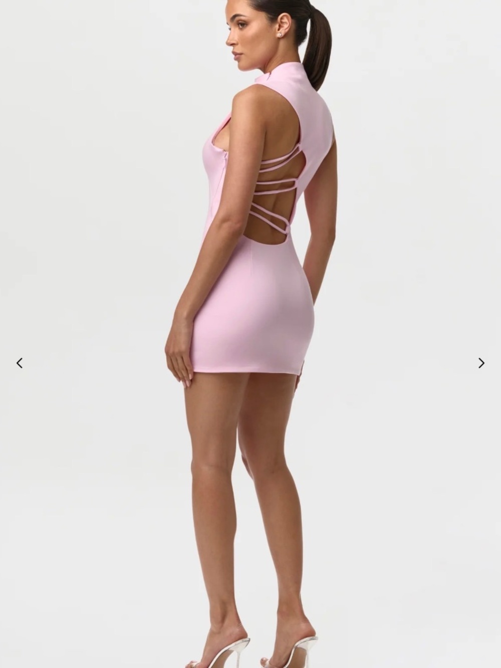 PONTE CUT OUT MINI DRESS